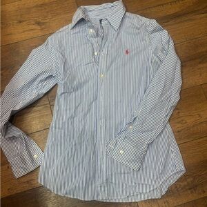 Ralph Lauren Blue Label Blue Button Down Shirt